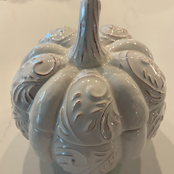 Other - EUC Pier 1 Pumpkin Soup Bowl with Lid